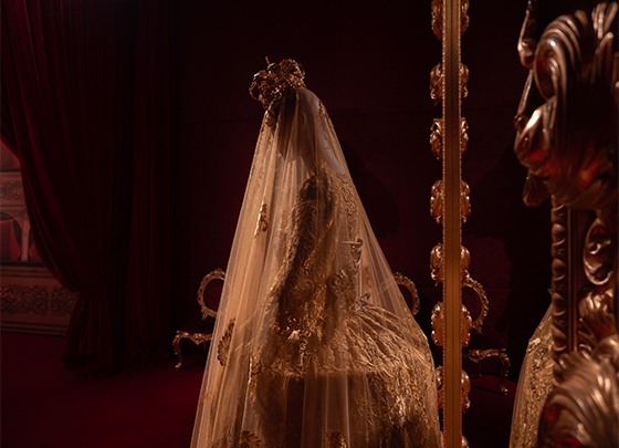 Opera Alta Moda Alta Sartoria dress - From the Heart to the Hands 2024, Palazzo Reale room